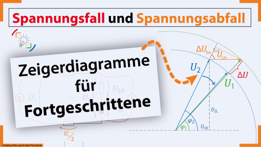 Titelbild des Lehrvideos "Spannungsfall oder Spannungsabfall"