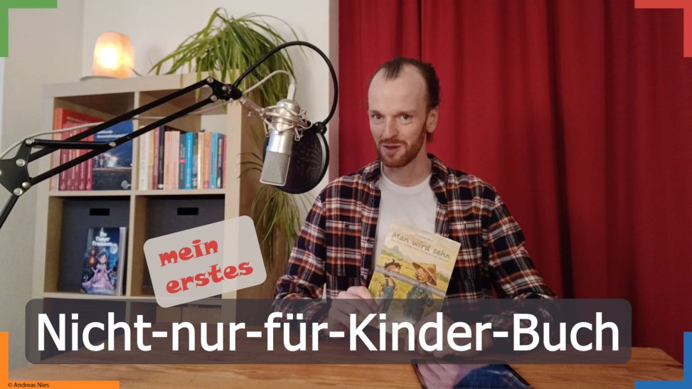 Thumbnail des Werbevideos für mein erstes Nicht-nur-für-Kinder-Buch